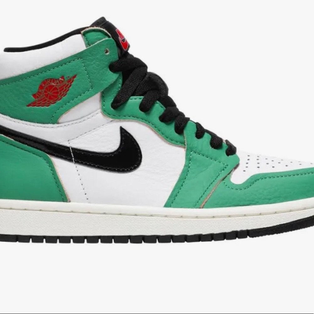 Women’s Green Nike Air Jordans 1 Retro High Top